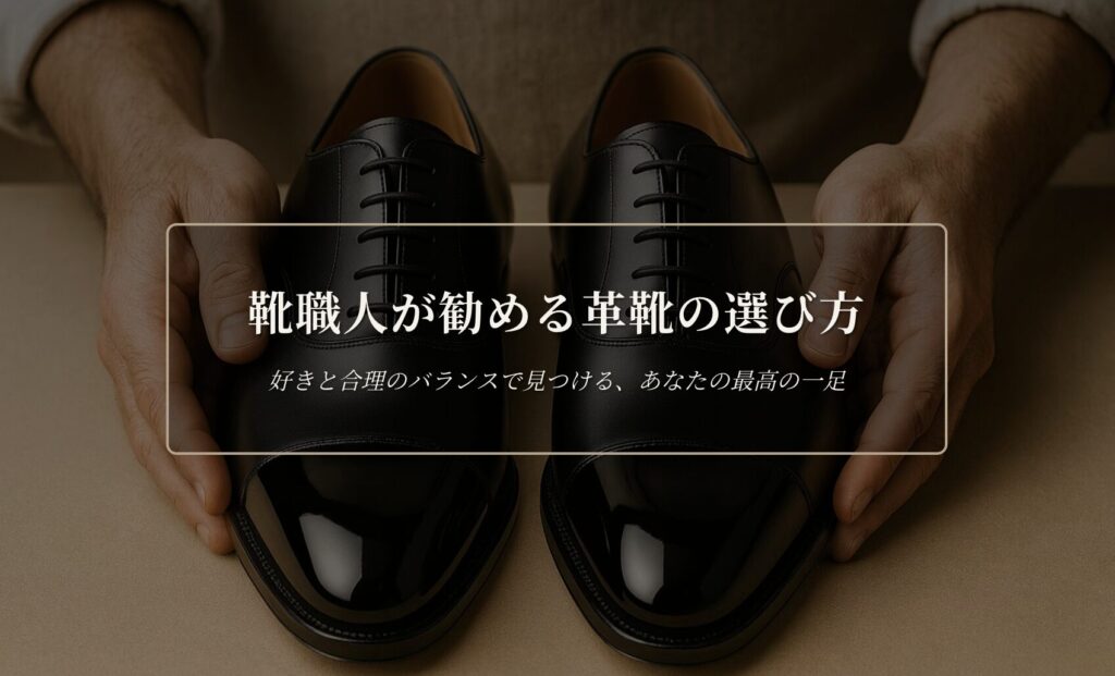 靴職人が勧める革靴の選び方 | The Makers Guild