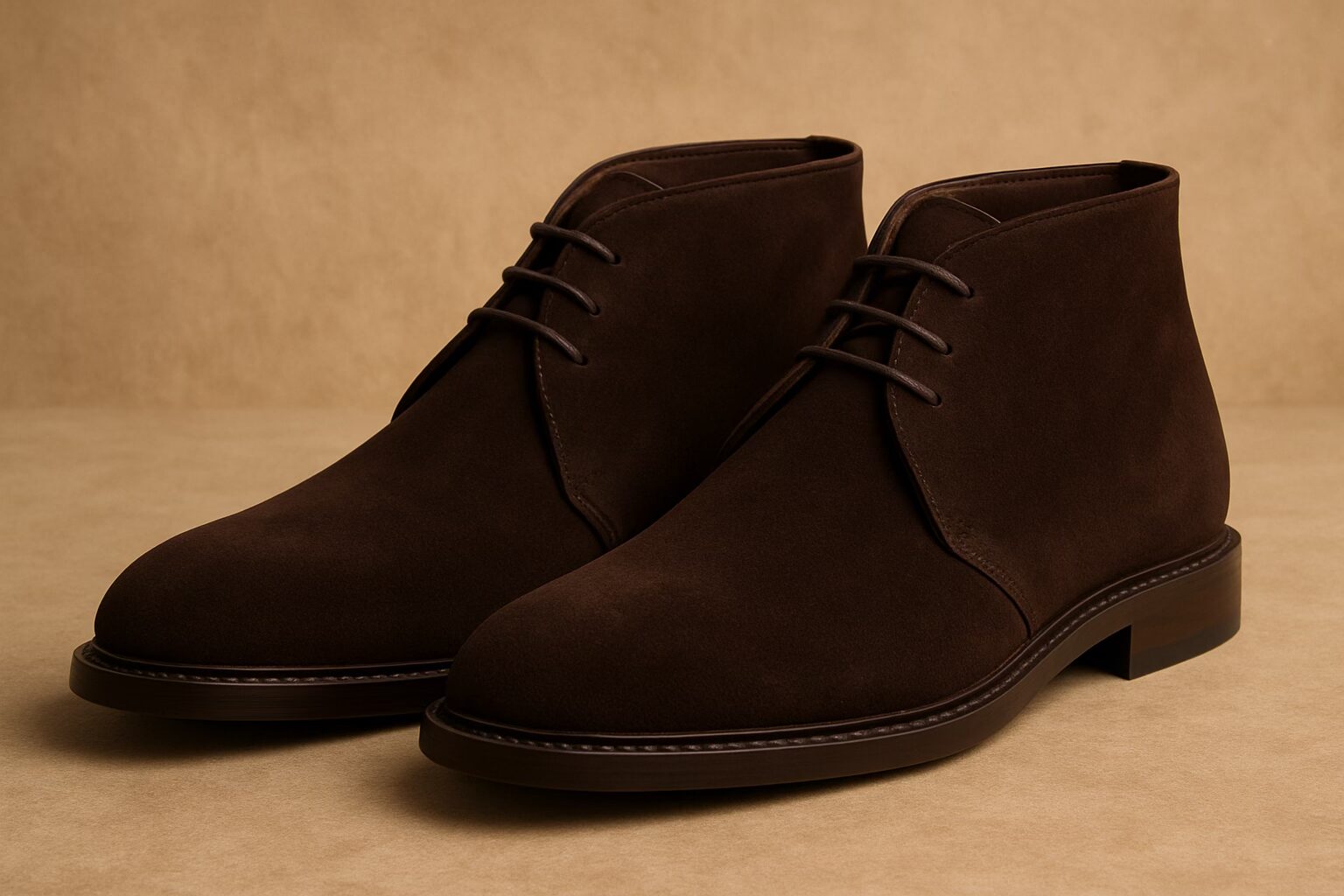 Brown suede chukka boots—versatile casual classic