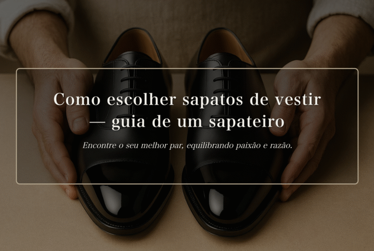 Como escolher sapatos de vestir — guia do sapateiro