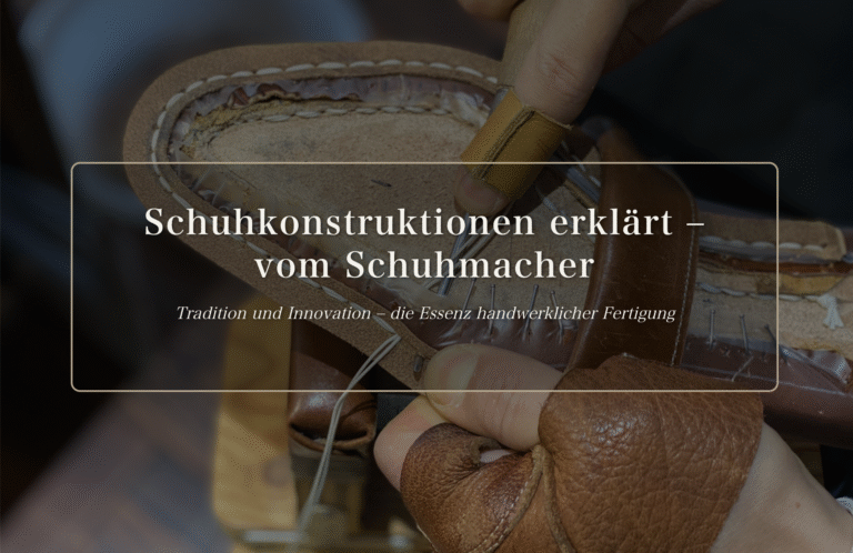Schuhkonstruktionen: Goodyear (rahmengenäht) & Blake | The Makers Guild