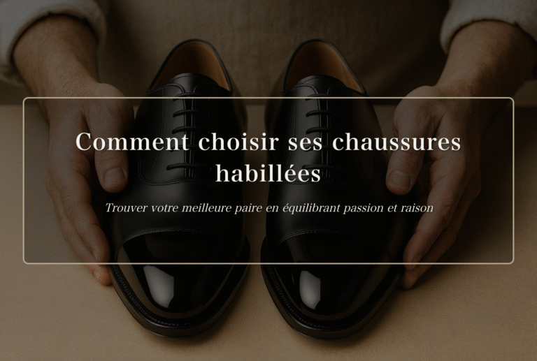 Chaussures habillées : comment choisir sa première paire
