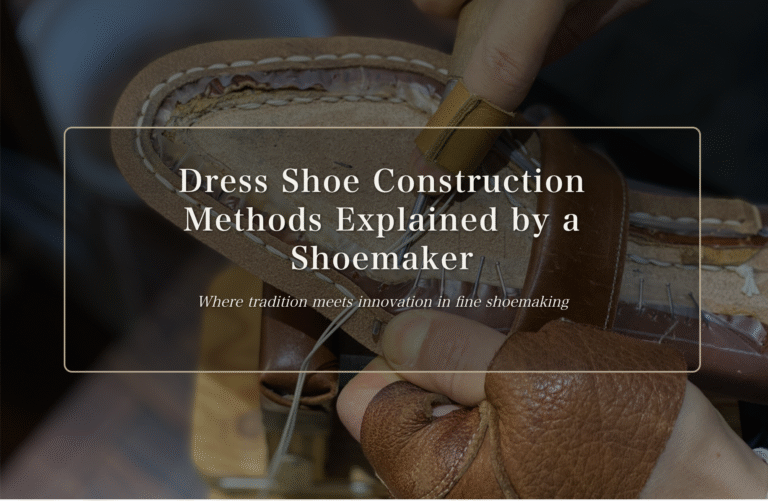 Dress Shoe Construction: Goodyear Welt, Blake & More