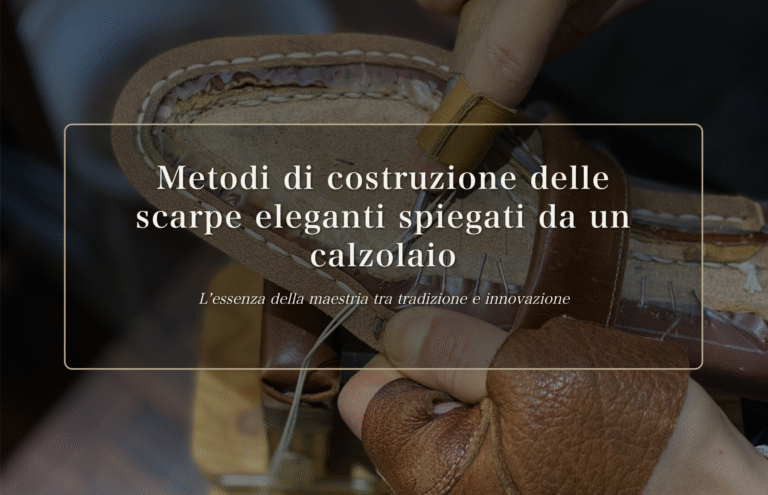 Metodi di costruzione delle scarpe eleganti: guida del calzolaio