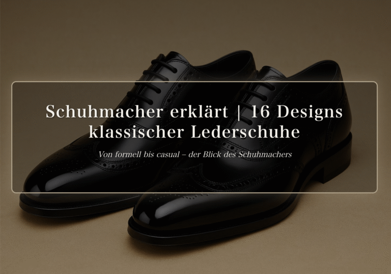 “Arten von Lederschuhen: 16 klassische Designs erklärt | The Makers Guild